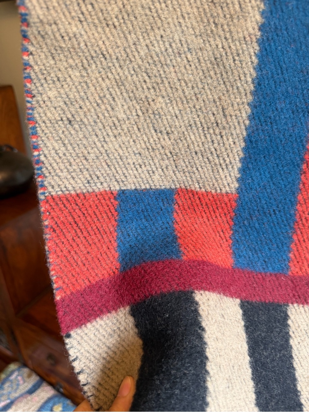 NEW Burberry Multi-Color Patterned Wool Sweater - Picture 5 of 8